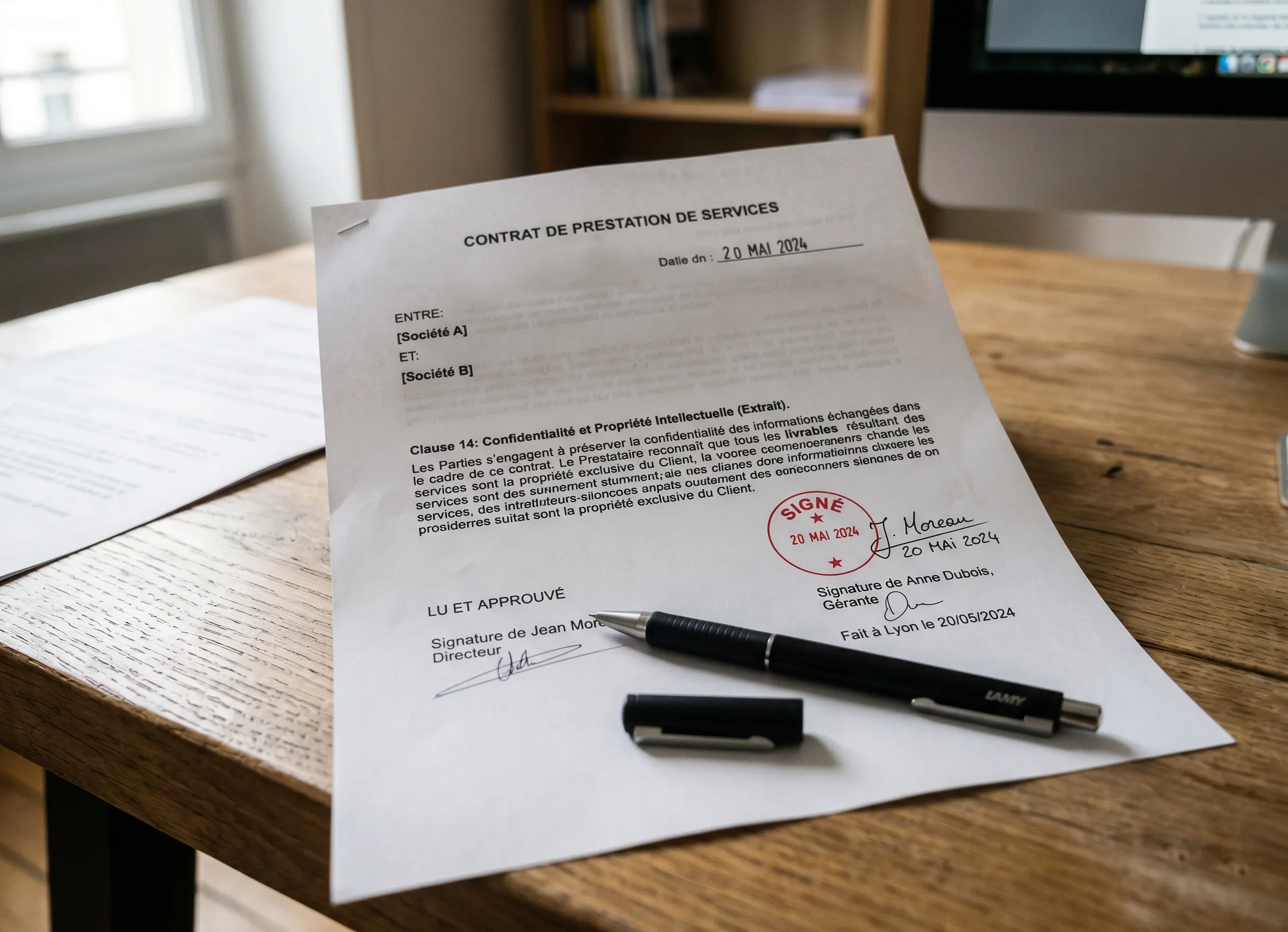 Contrat de donation immobilière signé illustrant le principe d’irrévocabilité