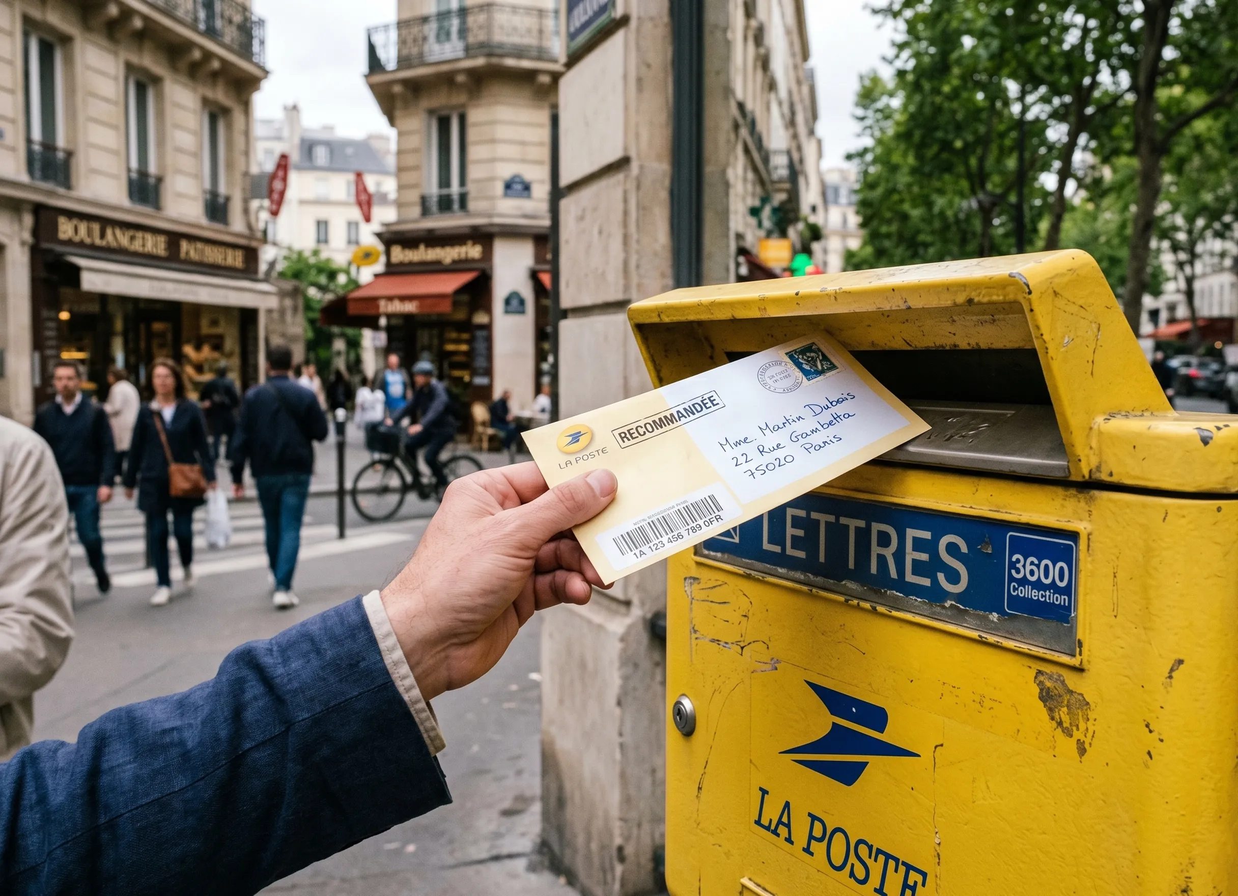 envoi lettre recommandée préavis location logement non meublé