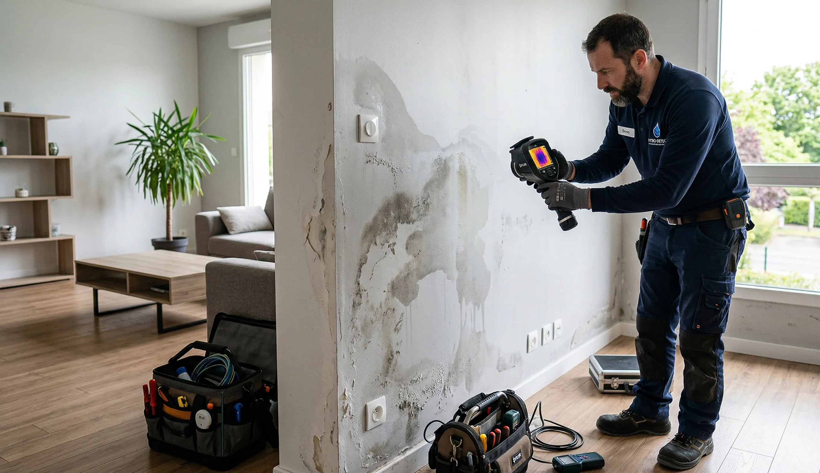 recherche de fuite locataire ou propriétaire avec caméra thermique