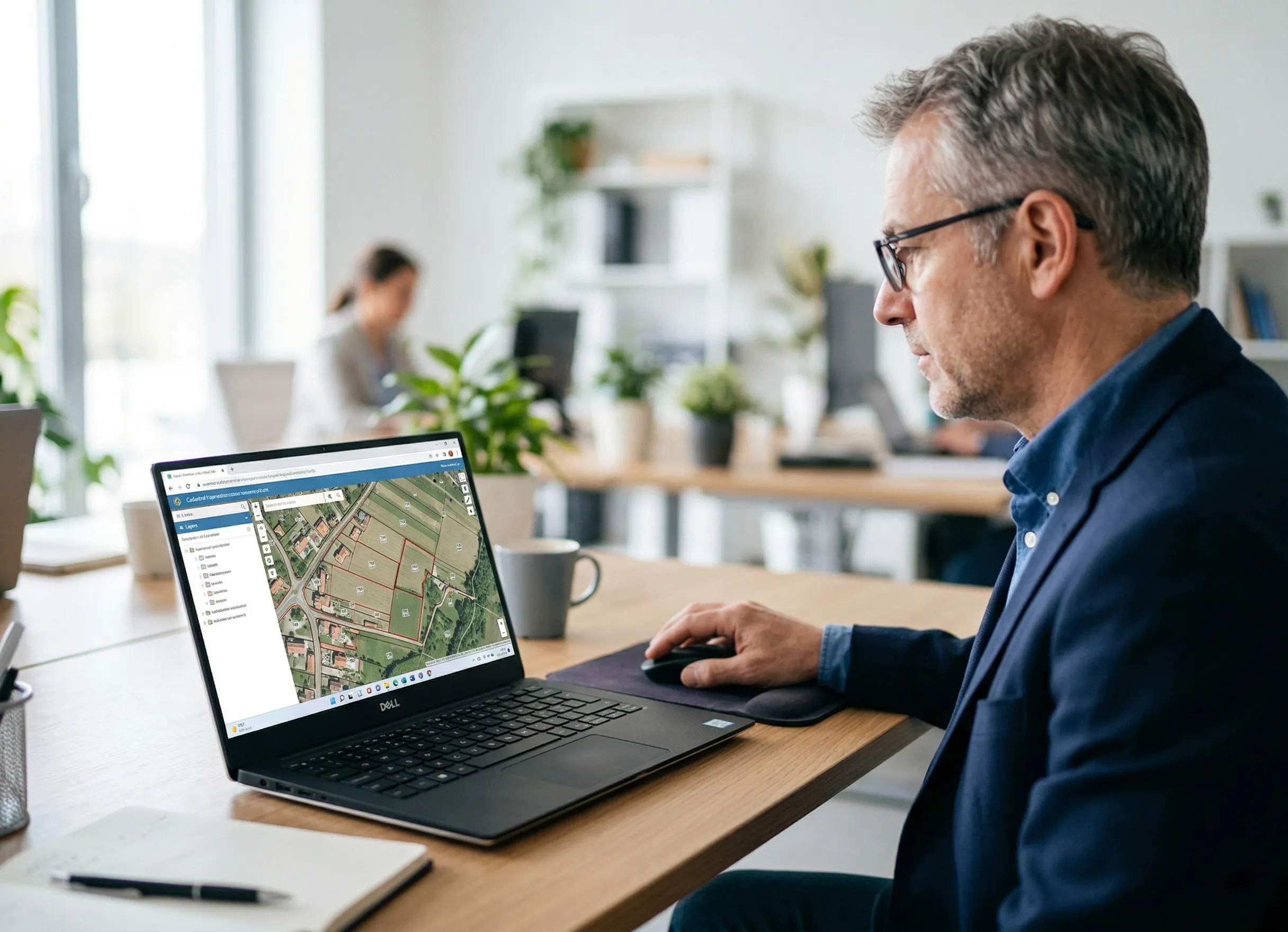 rechercher une référence cadastrale sur une carte en ligne pour identifier un terrain