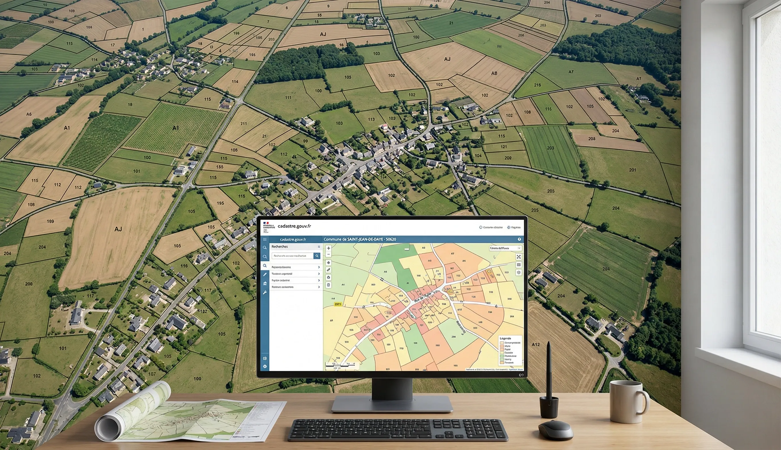 consulter le cadastre pour trouver le propriétaire d’un terrain en france