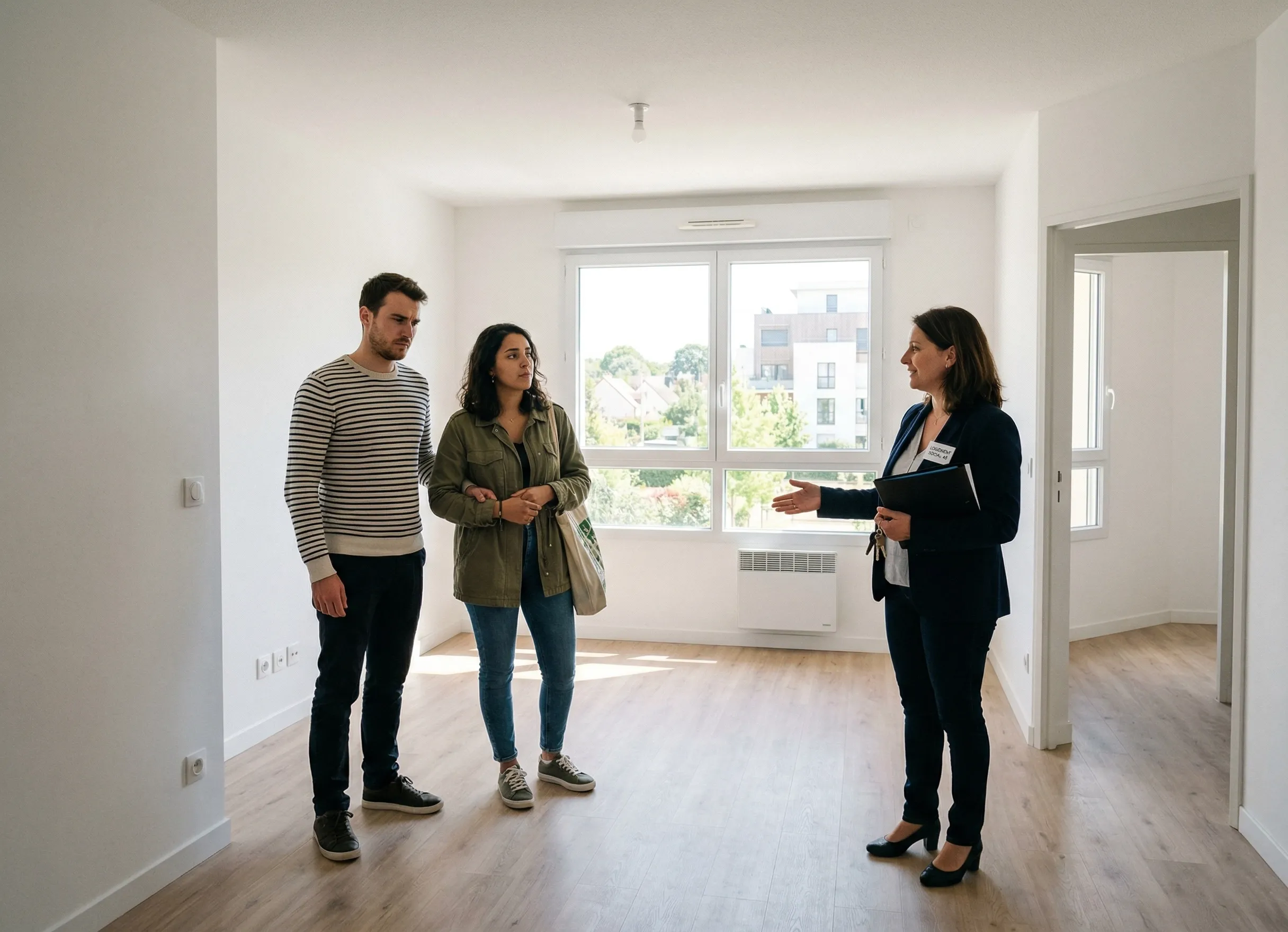 Visite d’un appartement dans le cadre d’une attribution de logement social