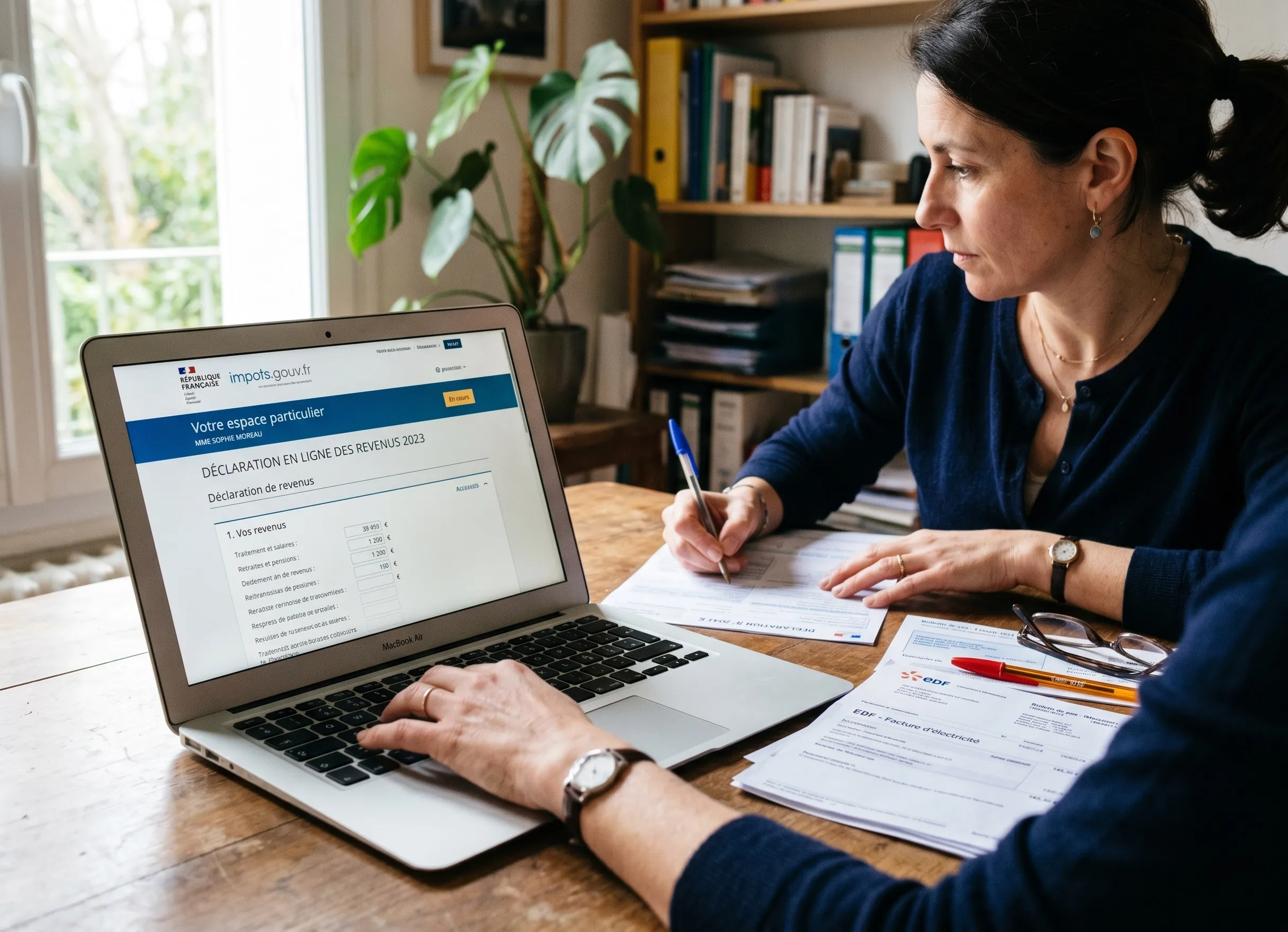Déclaration d’un occupant gratuit sur le site des impôts en ligne