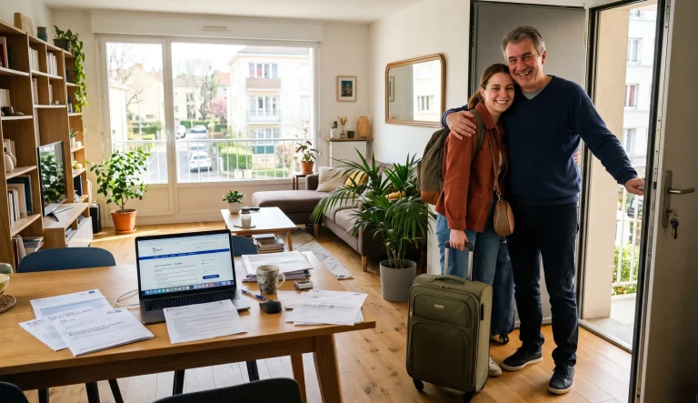 Hébergement à titre gratuit entre proches dans un logement avec démarches administratives