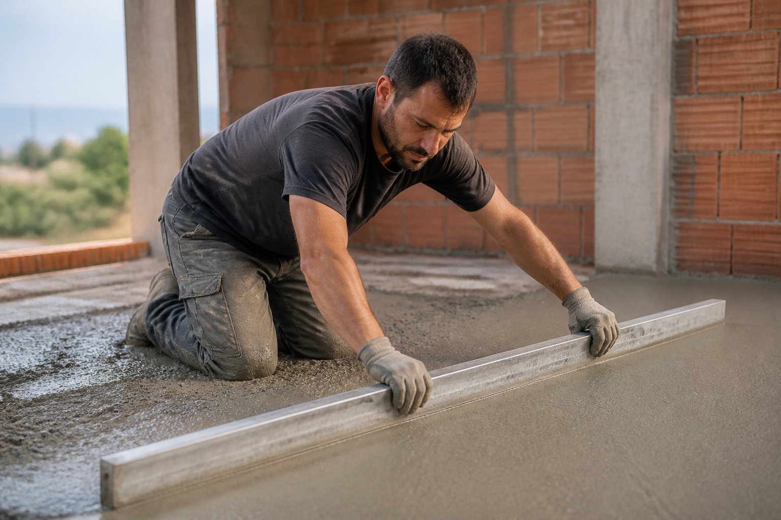 Lisser du béton sec : diagnostic et choix de la méthode